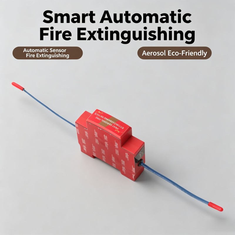 HOUYUE Heat Aerosol Fire Extinguishing Device QRR0.01G Automatic Cabinet Fire Suppression Unit