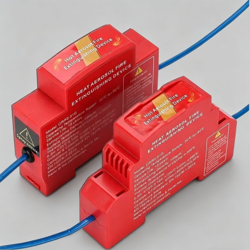 HOUYUE Heat Aerosol Fire Extinguishing Device QRR0.01G Automatic Cabinet Fire Suppression Unit